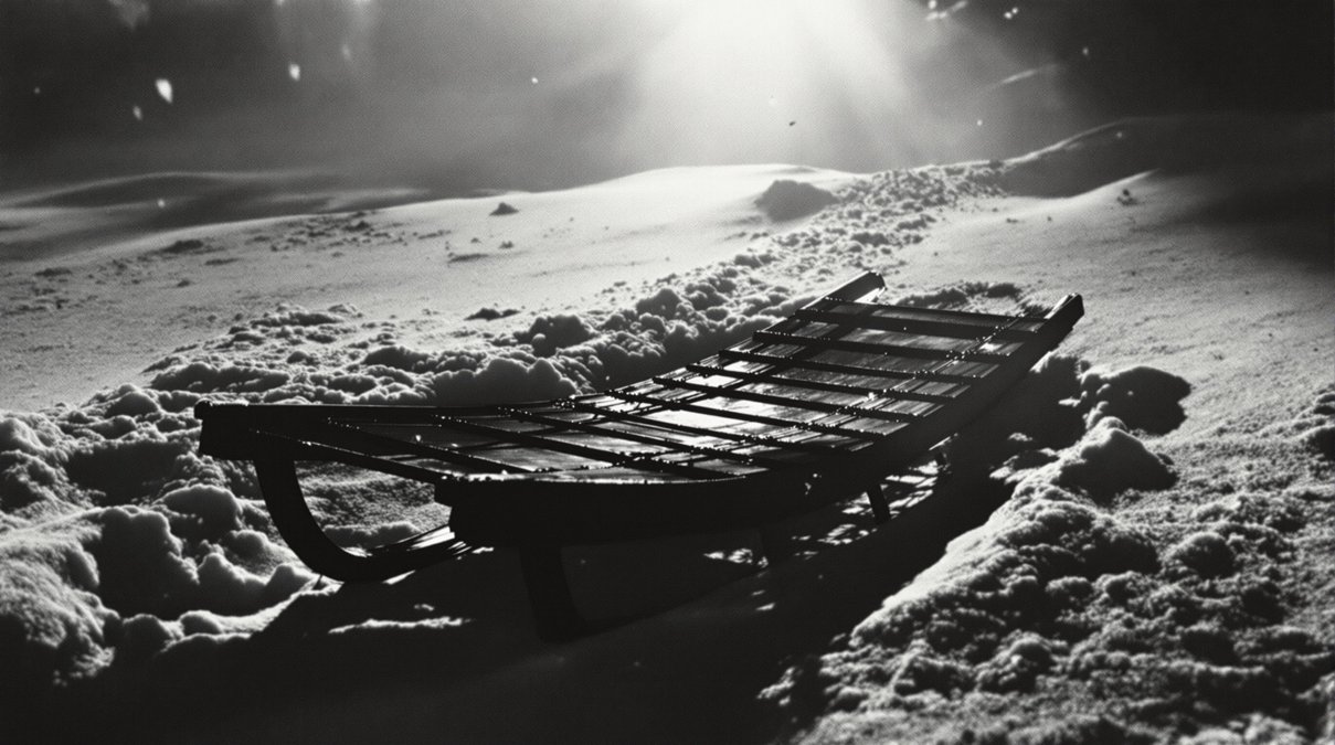 公民凯恩 分镜图 1：深焦之下，童年的雪橇